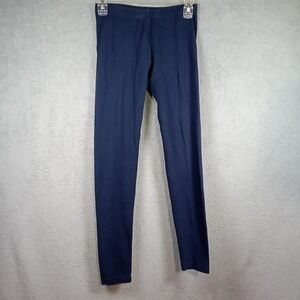 Arizona Jean Co Womens Navy Blue Cotton Spandex Leggings Size Medium Slim Fit